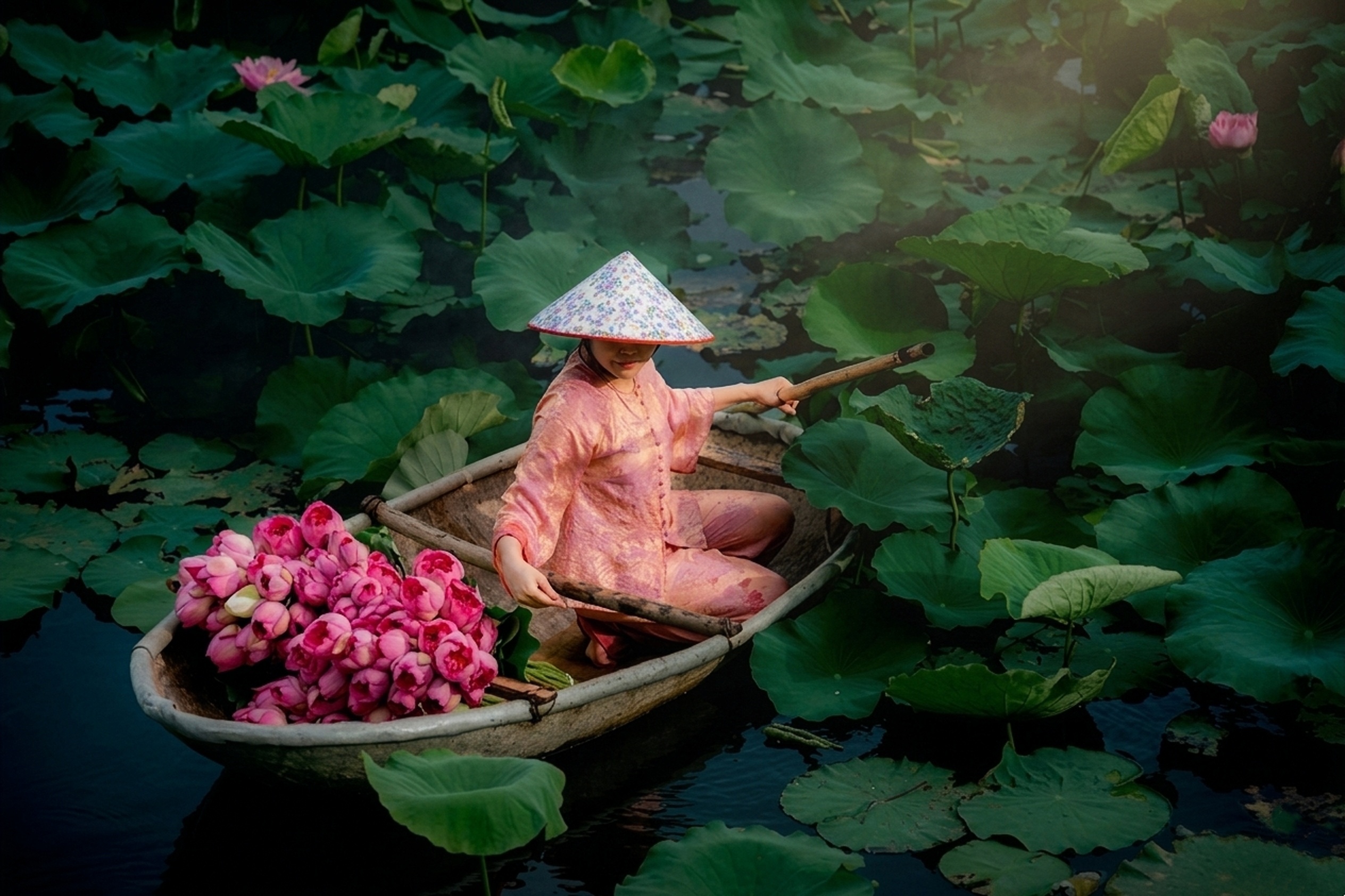 Trà sen tươi - HTX Trà Sen Hương Thuỷ